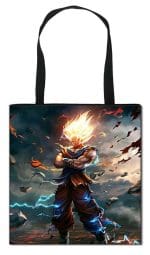 Tote Bag Dragon Ball Z Super Saiyan Fanart