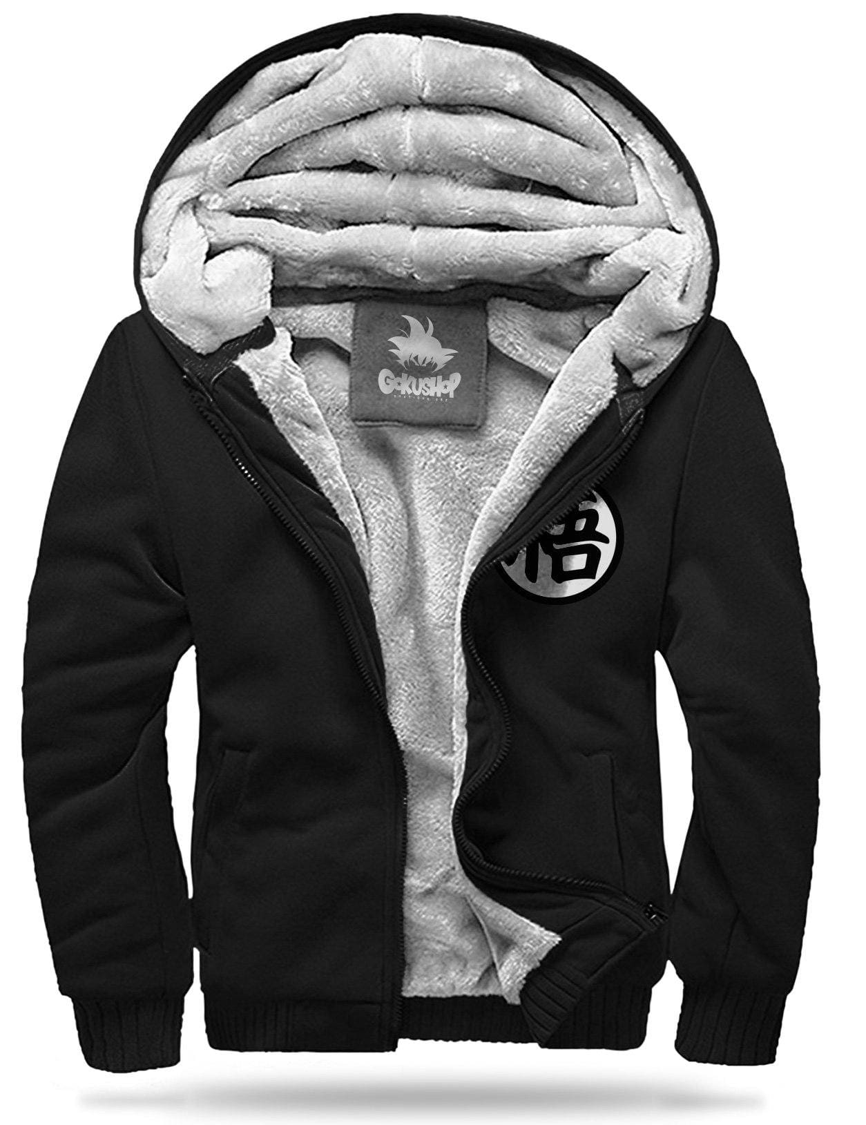Veste Polaire DBZ Goku Petit (Noir & Blanc) – Image 5