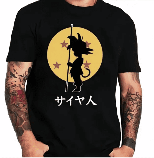 T-Shirt DBZ Enfant Goku Petit – Image 3