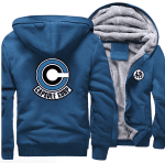 Veste Polaire DBZ Capsule Corp (Bleu Azur)
