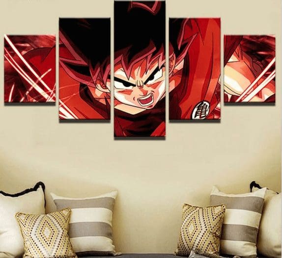 Tableau Dragon Ball Z Goku Kaioken – Image 4