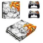 Stickers PS4 Dragon Ball Z Goku SSJ1 (SLIM)