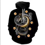 Sweat DBZ Enfant Black Shenron