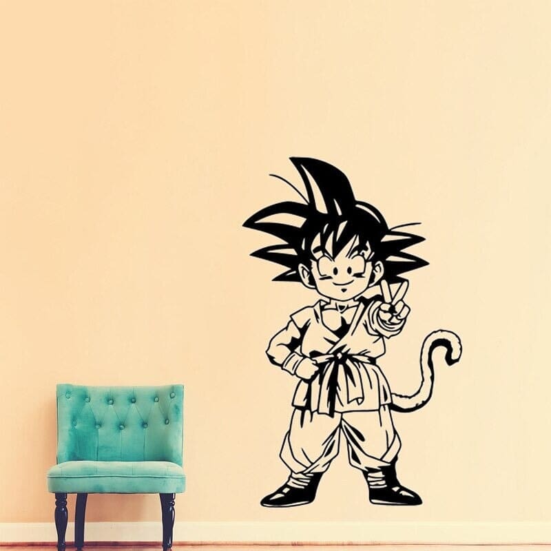 Sticker Mural Dragon Ball Sangoku Petit égaré – Image 3