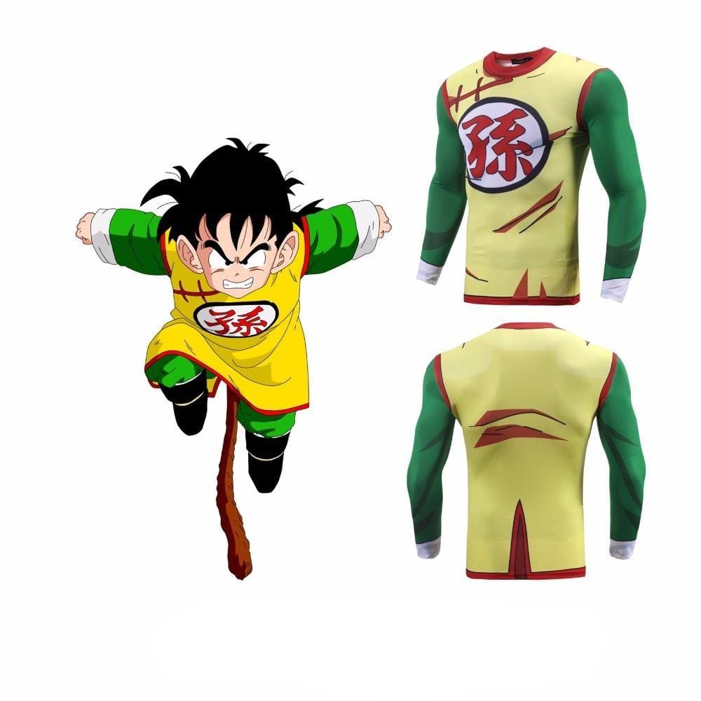 T-Shirt Compression Long Son Gohan – Image 3