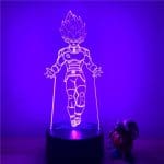Lampe Led 3D DBZ Prince Vegeta