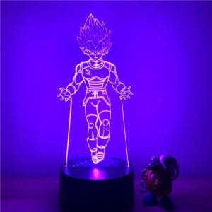 Lampe Led 3D DBZ Prince Vegeta