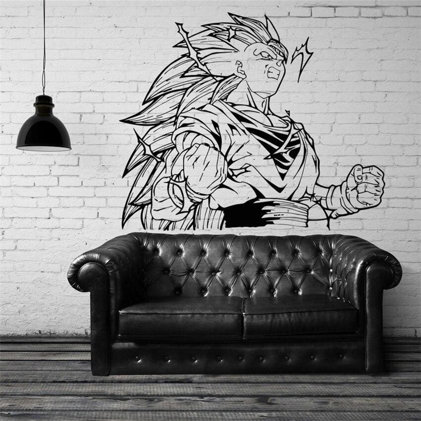 Sticker Mural Dragon Ball Goku Super Saiyan 3