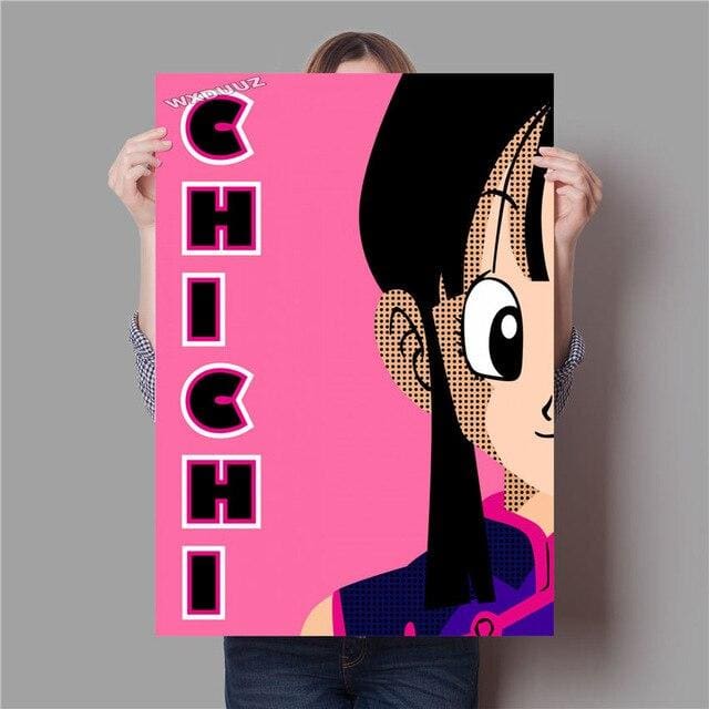 Poster Dragon Ball Z Chi Chi (Flat Design) – Image 3