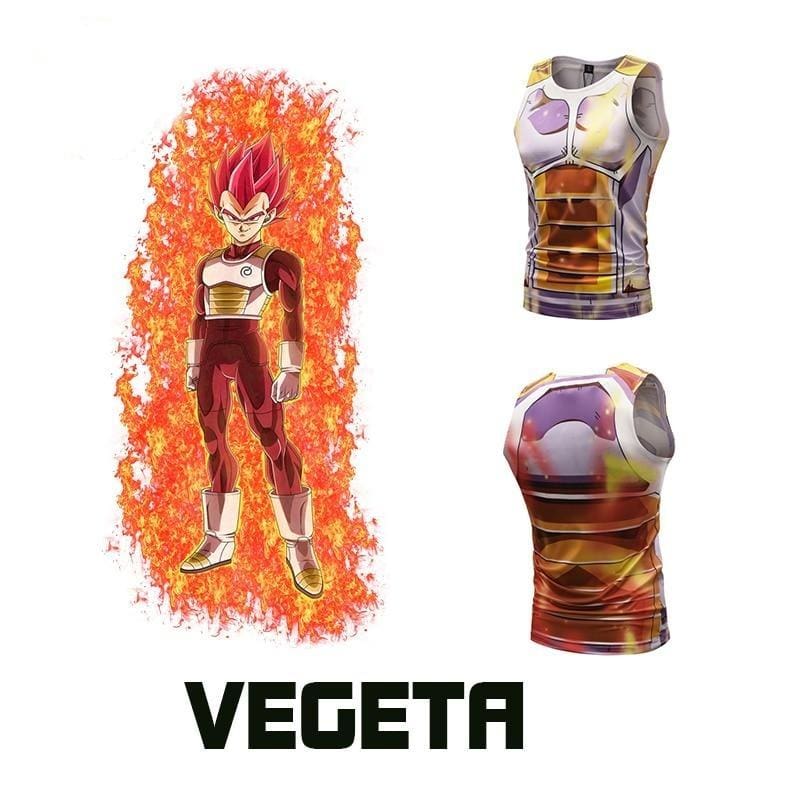 Débardeur DBS Vegeta SSJ God Kaioken – Image 3
