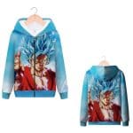 Sweat Zip DBZ -Goku SSJ Blue Kaioken 
