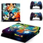 Stickers PS4 Dragon Ball S Vegeta vs Son Goku (SLIM)