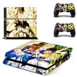 Stickers PS4 Dragon Ball Z Vegeto et Gogeta (SLIM)