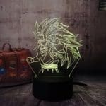 Lampe LED 3D Dragon Ball Goku Super Saiyan 3