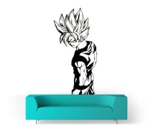 Sticker Mural Dragon Ball Son Goku Super Saiyan