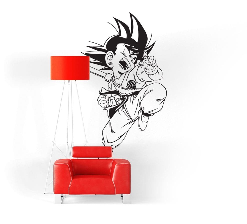 Tableau Dragon Ball Son Goku, Toile Sans Cadre 60x80 Cm, Poster Haute Qualité