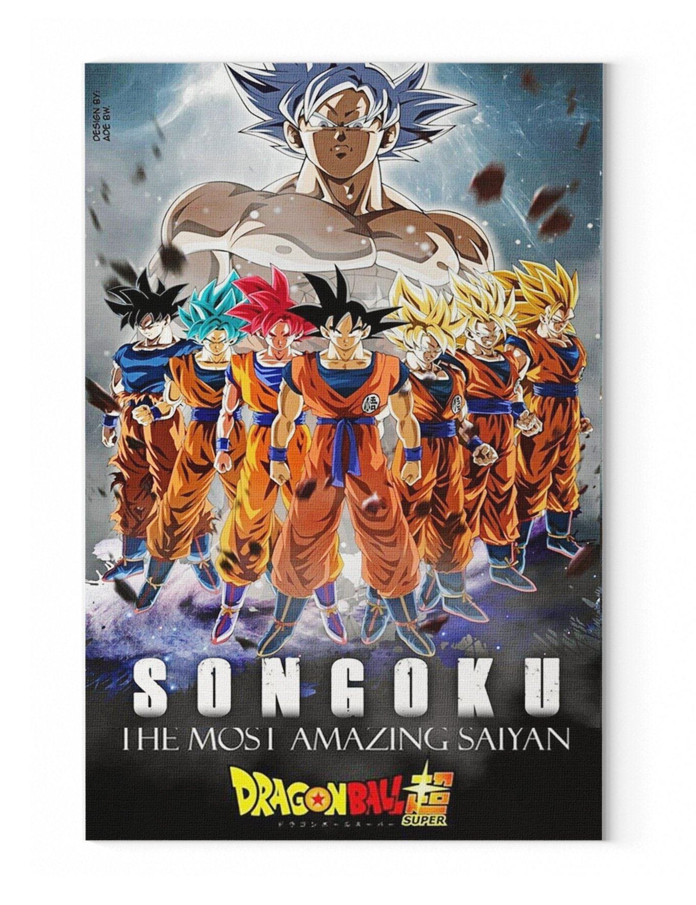 Tableau Dragon Ball Super Formes Saiyan – Image 3