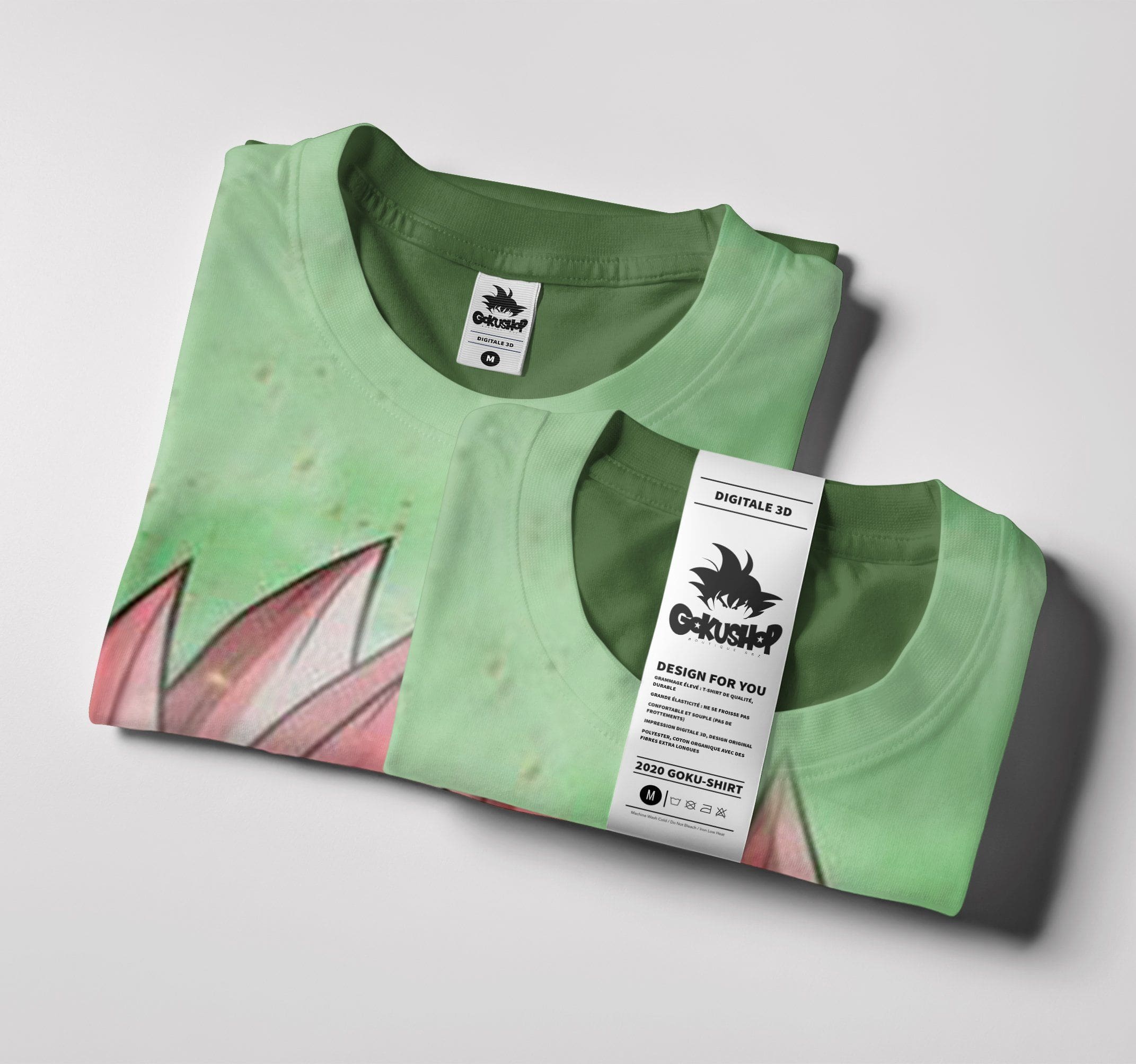 T-Shirt Dragon Ball Super Goku Black SSJ Rosé – Image 3