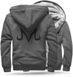 Veste Polaire DBZ Majin Gris et Noir