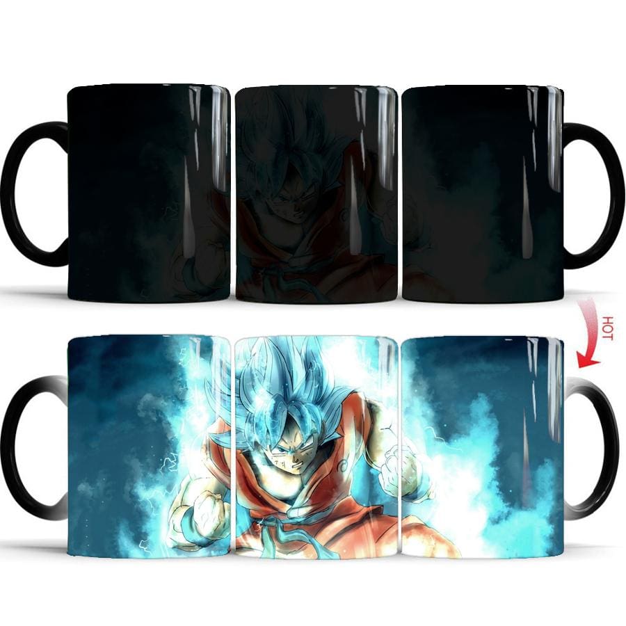 Mug Thermosensible DBS Goku Super Saiyan Blue